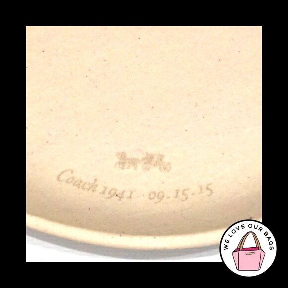 Rare COACH 1941 DINNER PLATES from FASHION WEEK DINNER 2015 by Fernando Aciar - Picture 3 of 6